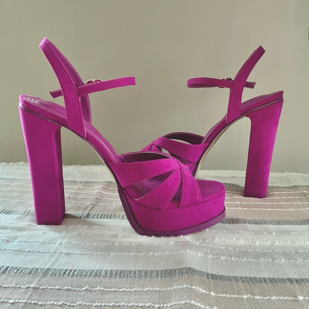 JESSICA SIMPSON Berry Blast Women's Giddings Sandal with Heel - Picture 14 of 15